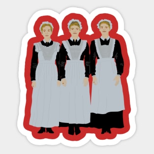 Angry Maids Sticker